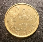 1951 B France 20 Francs Coin
