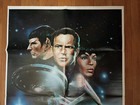 Vtg Doiubled-sided Poster  Star Trek  The Original Series Starships 33  X 22  