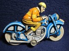 China Japan Tin Motorcycle Friction Toys  2  As Found