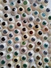 Vintage Human Prosthetic Eye 50 Pc Eye Different Shade Antique Glass Artificial