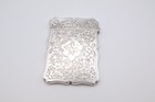 Antique Sterling Silver Card Case Hallmarked Chester 1902