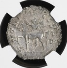 Empire Gordian Iii On Horseback With Salute Ngc Xf Silver Roman Ancient Coin 565