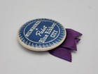 Vintage A Pabst Beer Blue Ribbon City Pinback Button Milwaukee Wisconsin 1 3 4 w