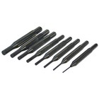 8 Pc Steel Drive Pin Punch Set 4   Long Knurled Body Punches Tool Set