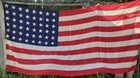 Original Wwii U s  48 Star Ens 7 Navy Ship Flag 5 X 9 5 Ft  W embroidered Stars