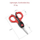 4 5    Small Sharp Embroidery Scissors  Precise Detail Pointed Tip Stainless St   