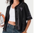 Golden State Valkyries Wnba Mesh Baseball Style Jersey Crop Shirt Womens S Nwt