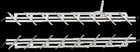 Crl Jsh30 30  Jalousie Strip Hardware - 8 Blades Pair Aluminum
