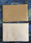Lot Of 2 - Ipsy Bags 1 Clutch With Button 1 Zipper- Bags Only No Makeup