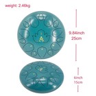 12 Inch 15 Note D Major Steel Tongue Drum With Drum Mallets And Carry Bag