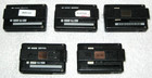 Lot Of 5 Vintage Motorola Black Pagers   Beepers W  Belt Clip Powers On As Is