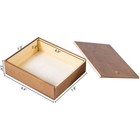 Vintage Wooden Box With Slide Lid  9 4   X 7 8   X 2 5   Keepsake Storage Woo   