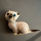 Hagen Renaker Miniature Mini Ceramic Siamese Mama Cat Seated Figure Figurine