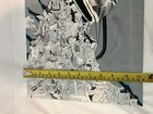 Original Pen   Ink Drawing 11x14 Abstract Expressionism Dark Art Surrealism Fine