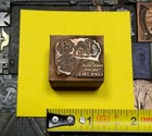 Antique Vtg Make Your Dreams Come True Letterpress Print Type Ornament Cut Block