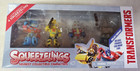 Transformers Squeezelings Megatron Optimus Prime Bumblebee Starscream Sealed Nib