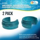2 U s  Pool Supply Universal Automatic Pool Cleaner Vacuum Hose Weights  Blue