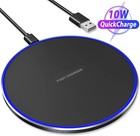 Wireless Fast Charger Charging Pad Dock For Samsung Iphone Android Cellphone Us
