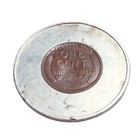 1949 Lincoln Wheat Penny Us Cent Keep Me For Good Luck 4 Leaf Clover Token