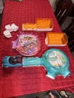 Lot Of Cepia  Zhu Zhu Pets Pink Blue Orange White Round Tunnels With Car