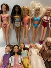 Vintage Barbie Mixed Doll Lot 70   s Thru Current With Outfits Mattel