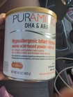 9 Cans Puramino Dha   Ara Hypoallergenic Infant Formula Powder 14 1oz Exp 8 27