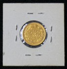 1855 Xr Vatican Gold  2 1 2 Scudi Coin - Uncirculated Gorgeous Italy Papal Coin