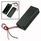 2x 2-aaa Slots Battery Spring Clip 3v Holder Case Plastic With On off Switch Lid