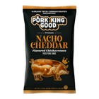 Pork King Good Nacho Cheddar Flavored Pork Rinds Chicharrones 8 Pack Keto Snacks
