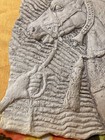 Metropolitan Museum Of Art Assyrian Cavalry Horse Relief Wall Plaque Sculpture