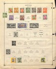 Iceland Stamp Collection On 2 Scott International Pages  1876-1925  ee 