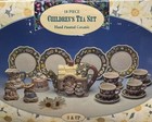 Country Cottage Tea Party Children s Ceramic 18 Piece Tea Set