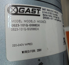 Gast Model 0523-101q-g588dx Rotary Vane Vacuum Pump 220-240v