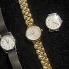 Vintage Timex Indeglo Watch Ladies Gold With Pearl Dial And More Timex Cell