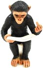 7 1 2  New  Monkey On Toilet Flipping Bird  Collectible Figurine Animal Statue