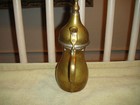 Vintage Turkish Arabic Middle Eastern Brass Tea Kettle Engraved Long Nose Spout