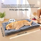 Xxlarge Orthopedic Memory Foam Dog Bed Waterproof Pet Sofa Couch Removable Cover
