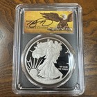2019 W  1 Proof Silver Eagle Pcgs Pr70dcam Thomas S Cleveland First Day Of Issue