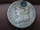 1835 Capped Bust Silver Half Dime- Fine Details  Large Date