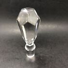 Vintage Clear Hexagonal Glass Decanter Bottle Stopper Replacement