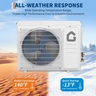 24 000 Btu Mini Split Air Conditioner   Heat Pump ductless Mini Split Ac W  Wifi