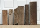 6 Barn Wood Reclaimed Planks  Wall Siding Panels  Weathered Rustic Lumber U