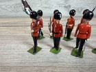 Vintage Britains Lead British Foot Guards Soldiers 8pc Mixed Lot Flag Bearer Uk
