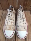 Vtg Chuck Taylor All Star Low Top Converse White   Cream Made In Usa Sz 7 Uk 6
