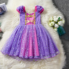 Ready 2 Ship  Princess Dress Puff Sleeve Party Gown Girl Sizes 2t - 5t Nwt