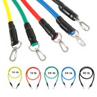 11pcs Resistance Bands Home Workout Exercise Crossfit Fitness Training Gym Tube