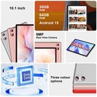 Ujj Android Tablet With Keyboard 30gb 64gb 1tb  10 Inch Silver