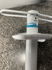 The Original Sandgrabber White Metal Beach Umbrella Holder Anchor Stand 13   