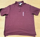 Polo Ralph Lauren Burgundy Red Polo Shirt Classic Short Sleeve Mens Sz 4xlt Nwt