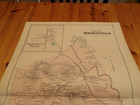 1880 Map Brownfield Maine W  Names  16 X 24  Caldwell   Halfpenny
